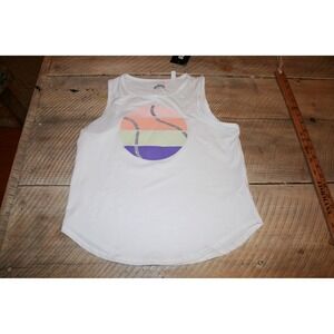 Prince YPT11326‎ Girl's Lightweight Graphic Tennis Tank Top White L Large